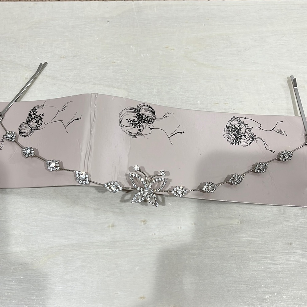 BLUSH Crystal Bridal Hair Piece